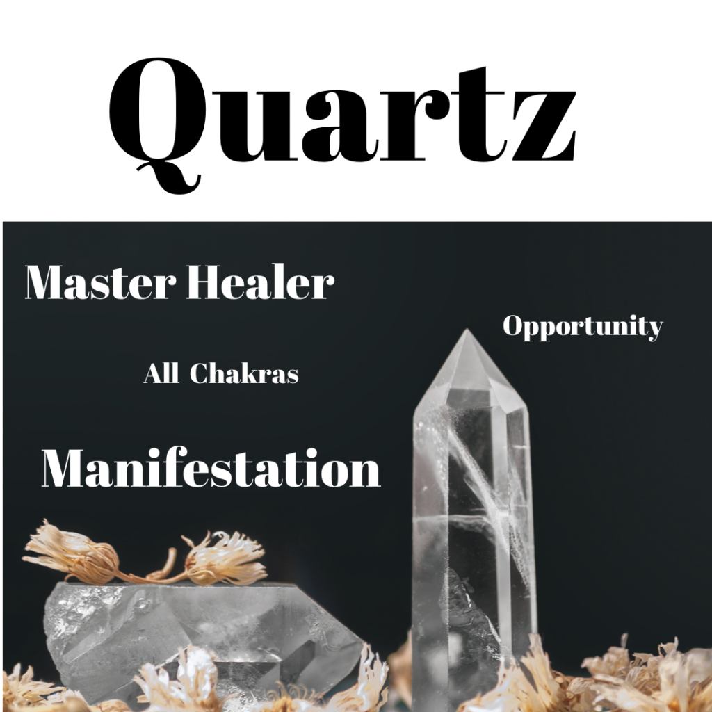 Retail  Quartz crystal gemstone 